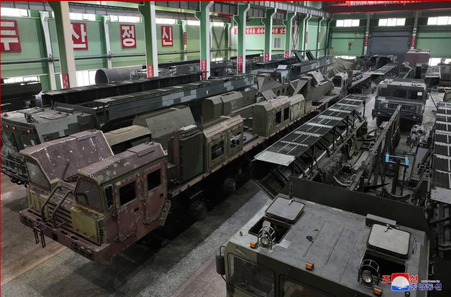 Kim Jongun Visits Missile Factory North Korea Unveils