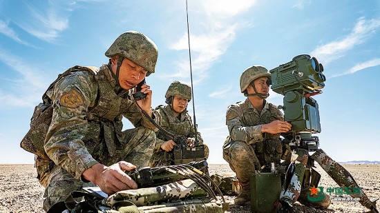 China's HJ-10 Anti-Tank Missile Drill in the Gobi Desert